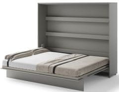 Trianova Postelja v omari Lenart - Bed Concept 14 - 160x200 cm - siva