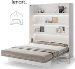 Trianova Postelja v omari Lenart - Bed Concept 13 - 180x200 cm - bela