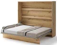 Trianova Postelja v omari Lenart - Bed Concept 14 - 160x200 cm - artisan hrast