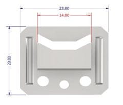 Boxman SPONKE ZA OBLOGE 1,0 MM/100