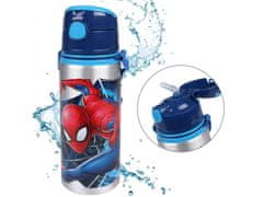 MARVEL COMICS SpiderMan Aluminijasta Steklenica, s Trakom in Oznako 600 ml