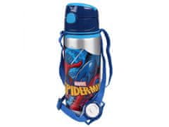 MARVEL COMICS SpiderMan Aluminijasta Steklenica, s Trakom in Oznako 600 ml