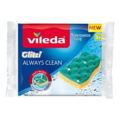 Boxman VILEDA VISKOZNA GOBICA ZA POSODO GLITZI ALWAYS CLEAN 2 KOSA.