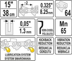 Boxman VERIGA ZA ŽAGO 15'' .325 1,3 MM 64Z