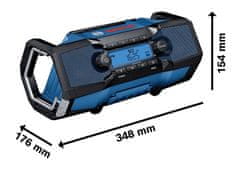 Boxman BATERIJSKI RADIO GPB 18V-2 C FM BLUETOOTH 0*AH