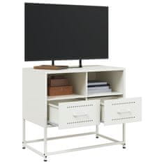 Vidaxl TV omarica bela 68x39x60,5 cm jeklo