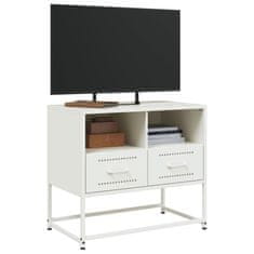 Vidaxl TV omarica bela 68x39x60,5 cm jeklo