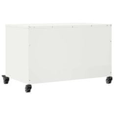 Vidaxl TV omarica bela 68x39x43,5 cm jeklo