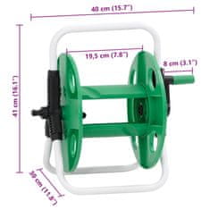 Vidaxl Prostostoječi kolut za cev s 45 m 1/2" cevi jeklo