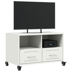 Vidaxl TV omarica bela 68x39x43,5 cm jeklo