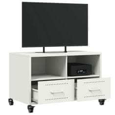 Vidaxl TV omarica bela 68x39x43,5 cm jeklo