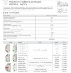 Noah SIGNALNA SVETILKA ZA DIN RAIL E.I.DIN.220 RDEČA