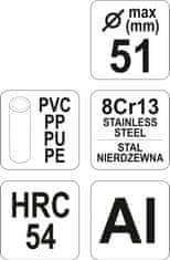 Noah REZALNIK ZA PVC CEVI FI MAX 51 MM