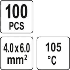 Noah KOMPLET CEVI ZA TOPLOTNO KRČENJE S KOSITROM 4-6MM2., 100 KOSOV