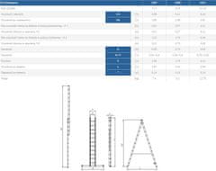 Noah DRABINA ALUMINIOWA 2-ELEMENTOWA 533CM 11+11 SZCZEBLI