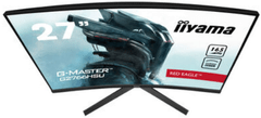 iiyama Red Eagle G-master gaming monitor, 27, FHD, VA, DP/HDMI/USB, ukrivljen (G2766HSU-B1)