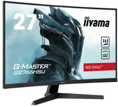 iiyama Red Eagle G-master gaming monitor, 27, FHD, VA, DP/HDMI/USB, ukrivljen (G2766HSU-B1)