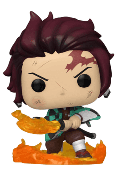  Funko POP ANIMATION Demon Slayer figura, Tanjiro Kamado (Glow)(Chase) #874