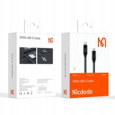 Mcdodo Mcdodo Usb-C Hitri Polnilni Kabel Za Macbook Usb Tipa C 10Gbps 100W 4K 1M