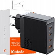 Mcdodo Mcdodo Hitri Polnilec Za Macbook 4X Usb-C Usb Pd 100W