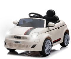 MILLY MALLY Milly Mally Baterijsko vozilo Fiat 500e White