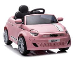 MILLY MALLY Milly Mally Baterijsko vozilo Fiat 500e Pink