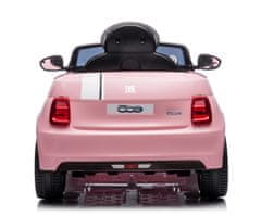 MILLY MALLY Milly Mally Baterijsko vozilo Fiat 500e Pink