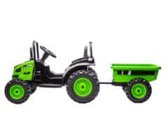 MILLY MALLY Milly Mally Traktor na baterije s prikolico Farmer Green