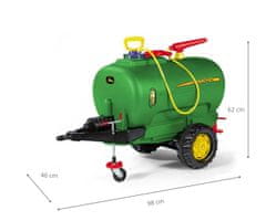 Rolly Toys Rolly Toys 123025 John Deer prikolica za cisterno s pršilnikom z eno osjo