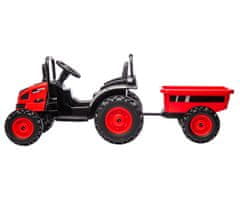 MILLY MALLY Milly Mally Traktor na baterije s prikolico Farmer Red