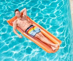 Bestway Bestway 44013 Napihljiv ležalnik za plažo Transparent Orange 1,83 m x 76 cm