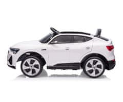 MILLY MALLY Milly Mally Audi E-Tron Sportback 4x4 Baterijsko vozilo Bela