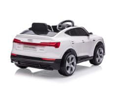 MILLY MALLY Milly Mally Audi E-Tron Sportback 4x4 Baterijsko vozilo Bela