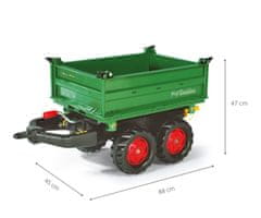 Rolly Toys Rolly Toys 122202 Rolly - Mega Trailer Temno zelena 2-sedežna kolesa