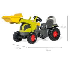 Rolly Toys Rolly Toys 025077 Rolly Kid Traktor Claas Elioz z vedrom