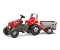 Rolly Toys Rolly Toys 800261 Rolly Junior RT traktor s prikolico Rdeča