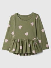 Gap Baby peplum top 2YRS