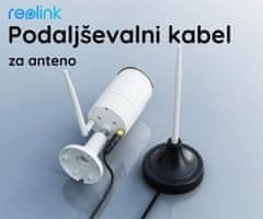 Reolink ANTENNA EX podaljševalni kabel za anteno, črn