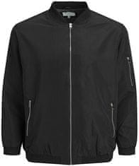 Jack&Jones Plus Moška jakna JJERUSH 12173990 Black (Velikost 4XL)