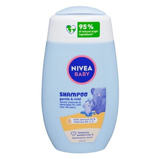 Nivea Nežni šampon za otroke Baby (Gentle & Mild Shampoo) 200 ml