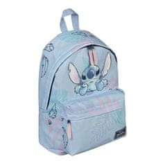 Disney Šolska torba Stitch za deklice, modra in roza, 39x29x14cm