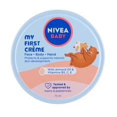 Nivea Krema za obraz, telo in roke Baby (Face, Body and Hand Cream) 75 ml