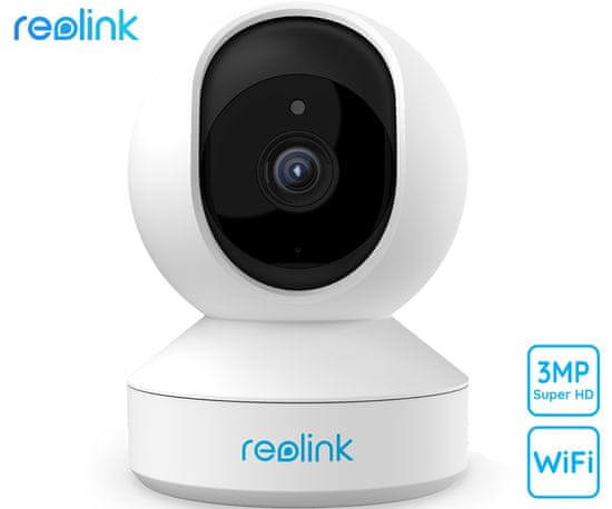 Reolink E320 IP kamera, 3MP Super HD, WiFi, bela