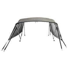 Vidaxl Bimini tenda s 4 loki in stranicami 243x(200-213)x137 cm