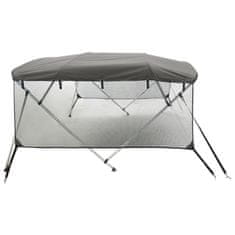 Vidaxl Bimini tenda s 4 loki in stranicami 243x(200-213)x137 cm