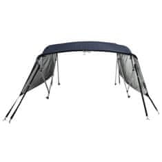 Vidaxl Bimini tenda s 3 loki in stranicami 183x(154-167)x137 cm