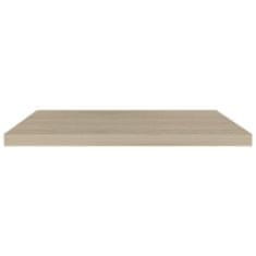 Vidaxl Stenska polica barva hrasta 80x23,5x3,8 cm MDF