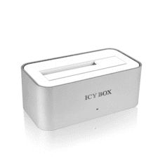 IcyBox IB-111StU3-Wh priklopna postaja za 1x HDD/SSD z vmesnikom USB 3.0 Type-A