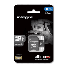 Integral 16GB MICRO SDHC class10 90MB/s SPOMINSKA KARTICA+ SD ADAPTER