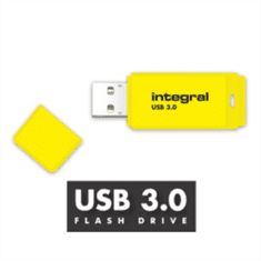 Integral NEON 16GB USB3.0 rumen spominski ključek